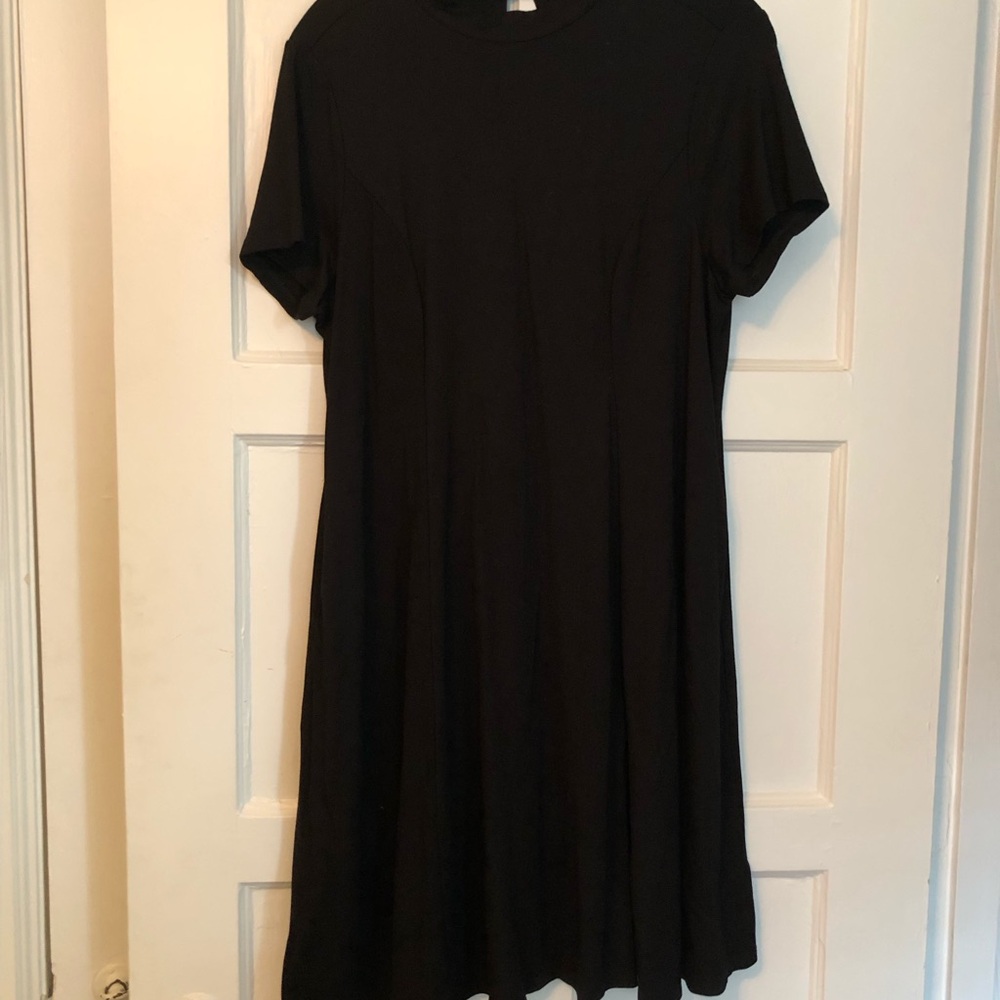 Torrid Mock Neck Skater Dress - Picture 4 of 5